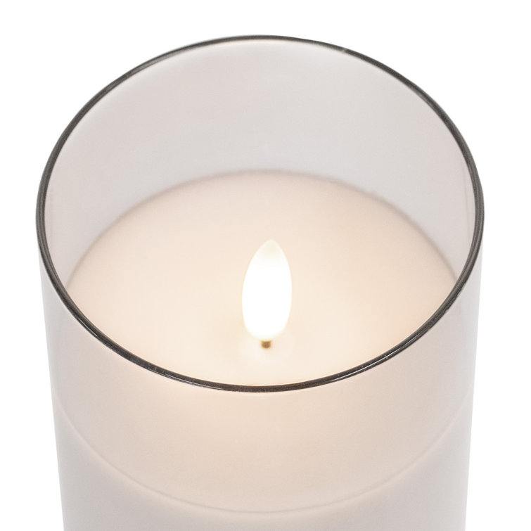 Trinx Flameless Candle with Glass Holder Wayfair Canada